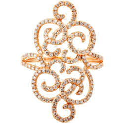 Swedish Vector-In rose Ring Swedish Vector-In rose Ring