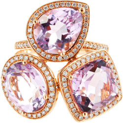 Victoria Townsend Pink Amethyst Ring - B13713  Victoria Townsend Pink Amethyst Ring - B13713