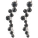 Eva Women's 18K White Gold 0.26ct Black Diamond Earrings