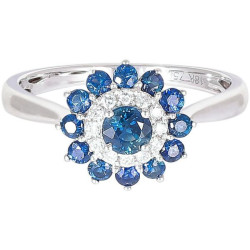 Hallo Sapphire ring Hallo Sapphire ring
