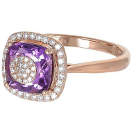 LAVENDER AMETHYST RING 