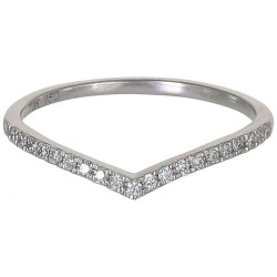 18K White Gold 0.12ct Round Diamond Ring 18K White Gold 0.12ct Round Diamond Ring