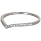 18K White Gold 0.12ct Round Diamond Ring