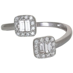 White Gold Round Diamond Ring White Gold Round Diamond Ring