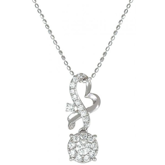 Angel's Heart diamond pendant