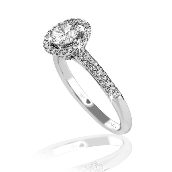 Hallo Engagement Ring B15230