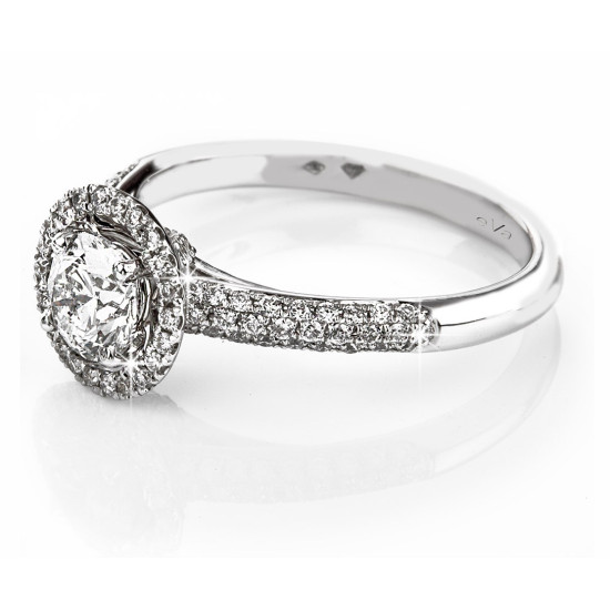 Hallo Engagement Ring B15230