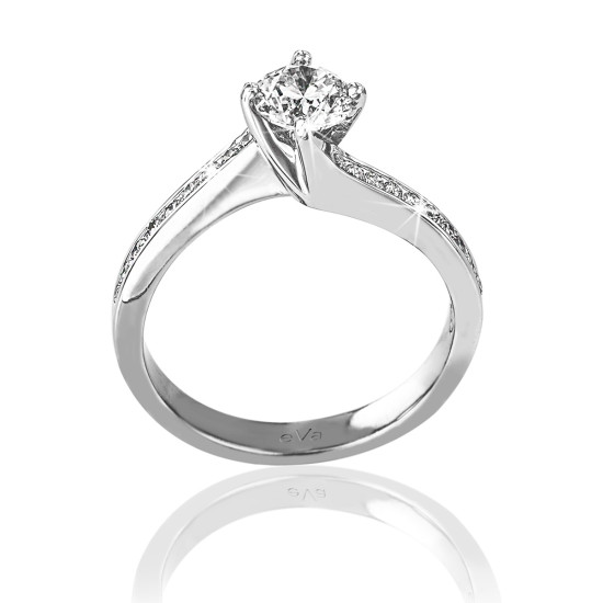 Twist of Shine Engagement Ring B15232