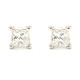 Princess Cut Diamond Earrings - B15563
