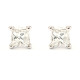 Princess Cut Diamond Earrings - B15563 Princess Cut Diamond Earrings - B15563