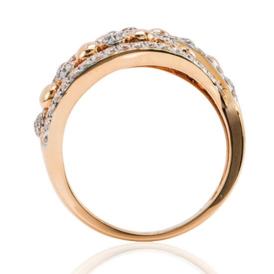 Rose Gold Diamond Ring – B16235