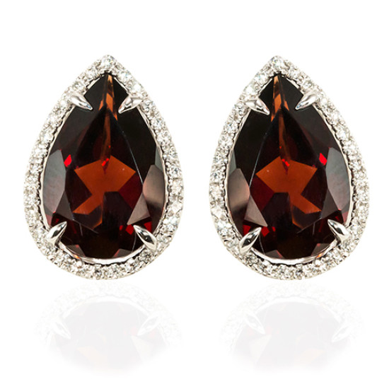 Garnet Earrings - B17387