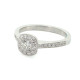 Antique Finish Diamond Ring