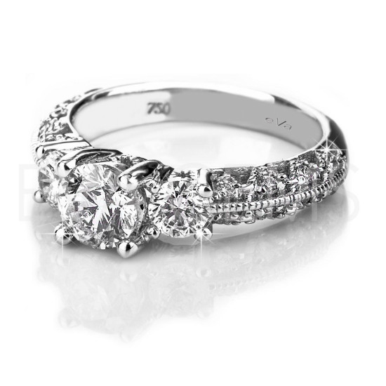 Vintage Style diamond ring CAD121