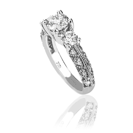 Vintage Style diamond ring CAD121