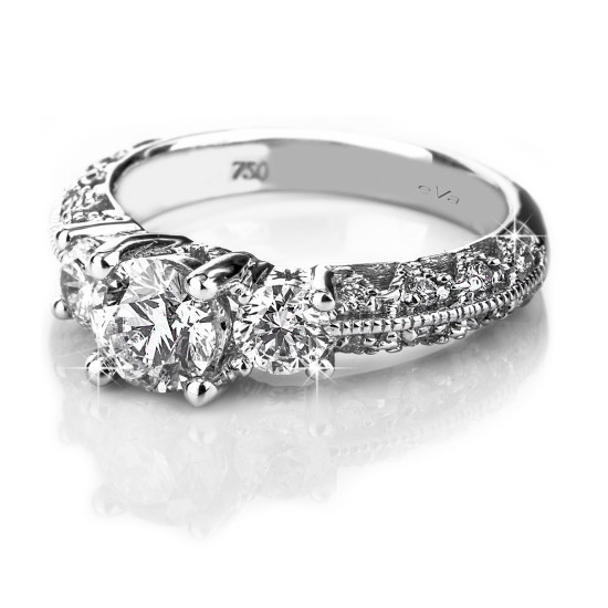 Vintage Style diamond ring CAD121