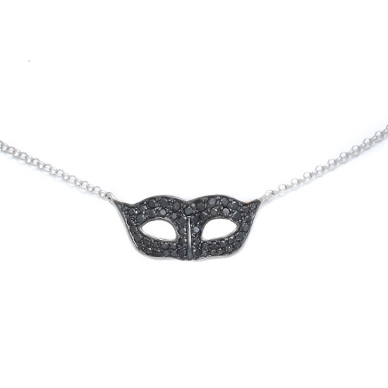 Black Diamond Mask Necklace