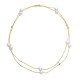 Diamond with Pearl Necklace,65 cm