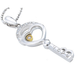 Trapped in Heart Pendant with Chain Trapped in Heart Pendant with Chain