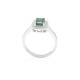 Elegant Emerald & Real Diamond Ring