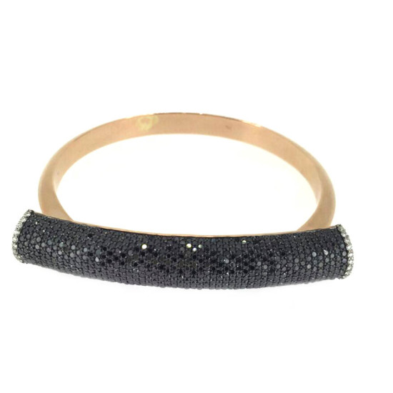 MEN HANDCUFF DIAMOND BANGLE-OR0966