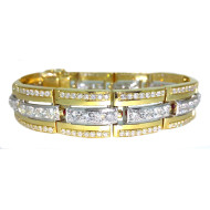 Yellow Gold Men Bracelet (OR0994)