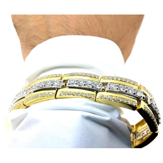 Yellow Gold Men Bracelet (OR0994)