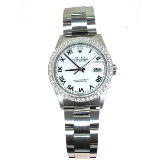 ROLEX OYSTER PERPETUAL DATE JUST (MODEL-16200)