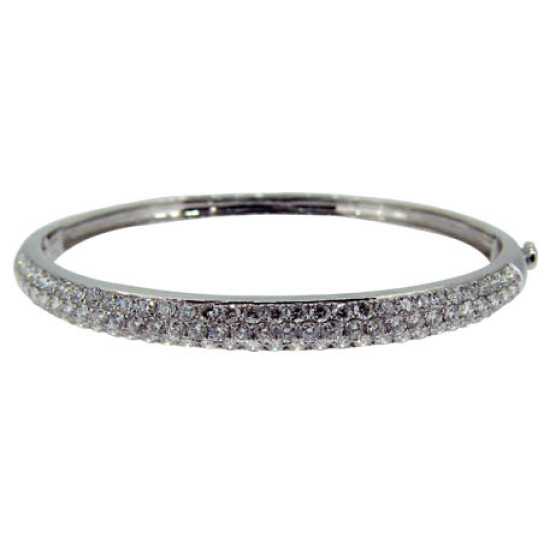 Micro Pave setting bangle