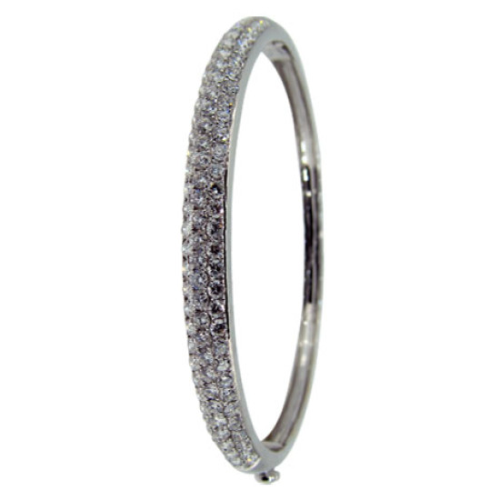 Micro Pave setting bangle