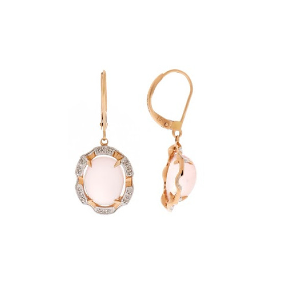 Rose Quartz Earring