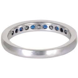 Princess cut Sapphire-Channel setting Princess cut Sapphire-Channel setting