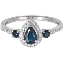 Nancy's Tear drop Sapphire Ring Nancy's Tear drop Sapphire Ring