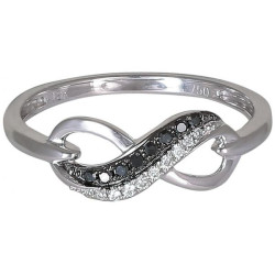 Black N White Diamond Ring Black N White Diamond Ring