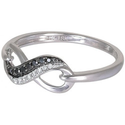 Black N White Diamond Ring Black N White Diamond Ring