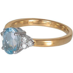 Dazzle Aquamarine diamond ring Dazzle Aquamarine diamond ring