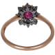 Oval Ruby Diamond Ring