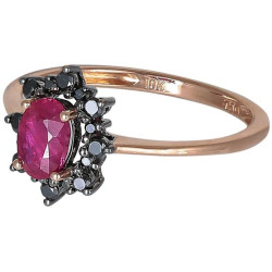 Oval Ruby Diamond Ring Oval Ruby Diamond Ring