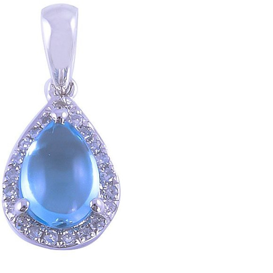 Blue Topaz Pendant