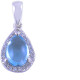 Blue Topaz Pendant