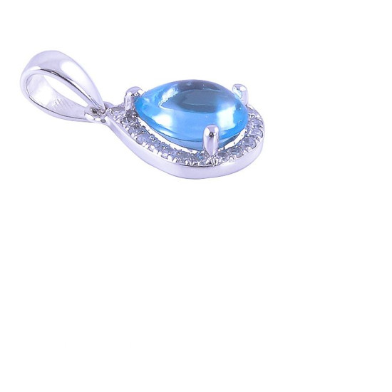 Blue Topaz Pendant