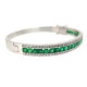 Emeralds diamond bangle