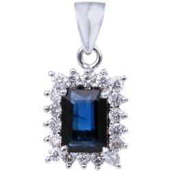 sapphire club pendant sapphire club pendant