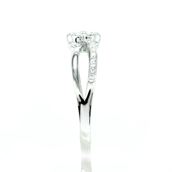 Mirror Flower Diamond Ring – B17736