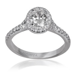 Oval Halo Diamond Ring Oval Halo Diamond Ring
