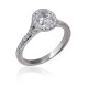 Oval Halo Diamond Ring