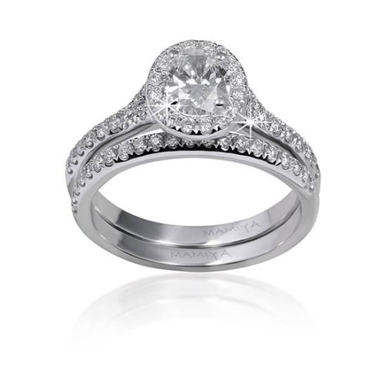 Oval Halo Diamond Ring Oval Halo Diamond Ring