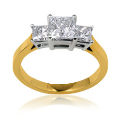 Princess Trio Engagement Ring - B17346/1