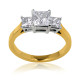 Princess Trio Engagement Ring - B17346/1