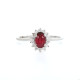 Flawless Ruby Diamond Ring